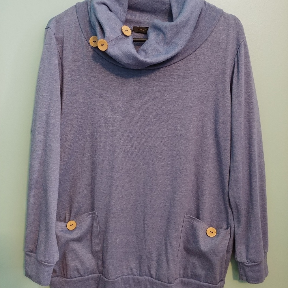 Cowl neck sweater